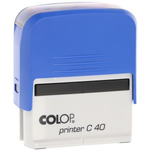 Bélyegzőház COLOP Printer C40 kék ház kék párnával