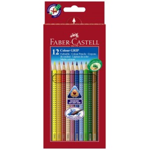Színes ceruza készlet12 Faber-Castell Grip 2001 gumis 112412