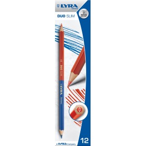 Színes ceruza LYRA  vékony piros-kék 2920101