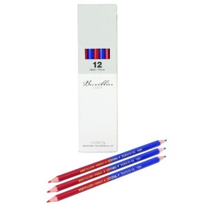 Színes ceruza JOLLY vékony 3460-0005 piros-kék
