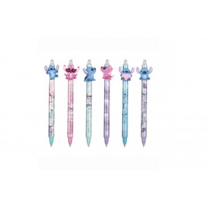 Golyóstoll Disney Fashion STITCH radírozható nyomógombos 78294