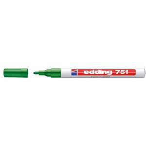 Lakkfilc EDDING 751 kerekített végű 1-2mm Zöld
