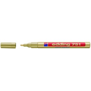 Lakkfilc EDDING 751 kerekített végű 1-2mm Arany