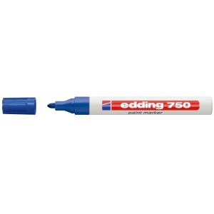 Lakkfilc EDDING 750 kerekített végű 2-4mm Kék