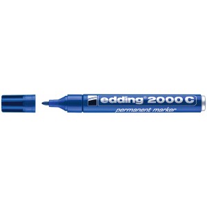 Marker EDDING 2000 1,5-3mm kerekített végű kék