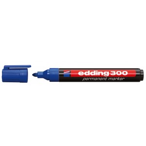 Marker EDDING 300 kerekített végű 1,5- 3mm Kék