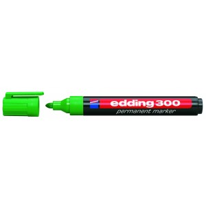 Marker EDDING 300 kerekített végű 1,5- 3mm Zöld