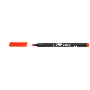 Rost OHP Top Marker permanent S 0,3mm piros