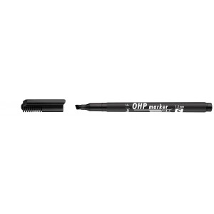 Rost OHP Top Marker  permanent C vágott végű 1-3mm  fekete