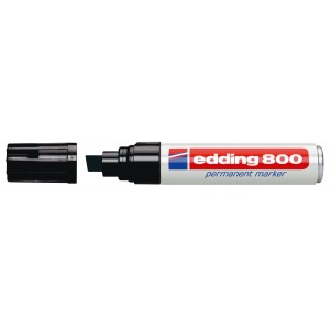 Marker EDDING 800 vágott végű 4-12mm Fekete