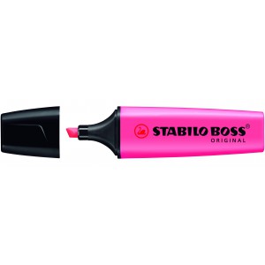 Szövegkiemelő STABILO Boss 7056 vágott végű 2-5mm   rózsa