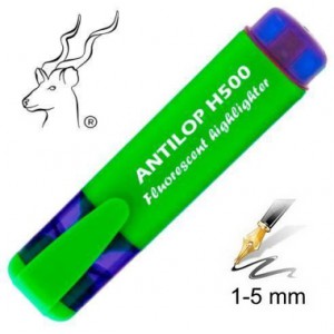 Sz&ouml;vegkiemelő ANTILOP H500  v&aacute;gott v&eacute;gű nagy tart&aacute;lyos z&ouml;ld