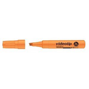 Szövegkiemelő VIDEOTIP vágott végű 1-4mm  narancssárga