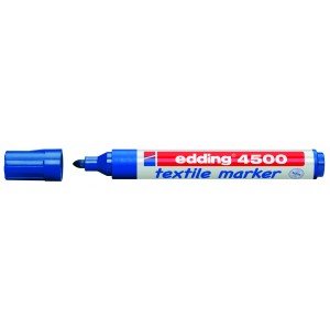 Textilfilc EDDING 4500 kerekített végű 2-3mm Kék