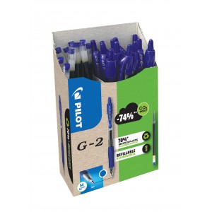 Zselés toll PILOT BL-G2 -7 Greenpack 12db kék toll+ 12db kék betét ingyen!!