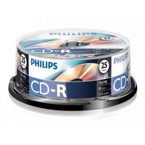 CD-R80 Philips írható    700MB  52x  25dbhenger